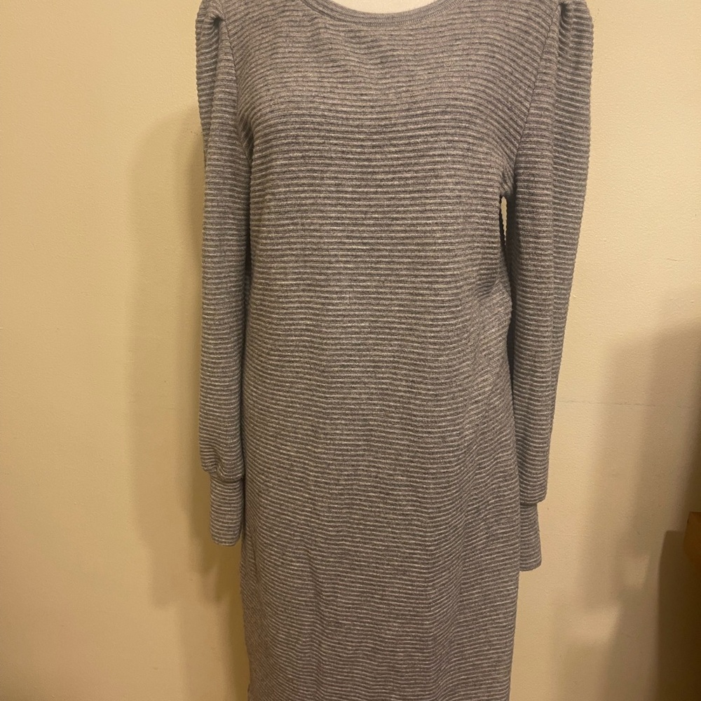 BB DAKOTA STEVE MADDEN Gray Long Sleeve Dress SIZE XL